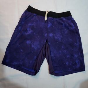 lululemon athletica Men's Tie-Dye Purple Athletic Shorts